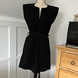 Banana Republic Black Mini Dress with Belt